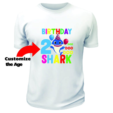 Birthday Shark T-Shirt - Printwell Custom Tees